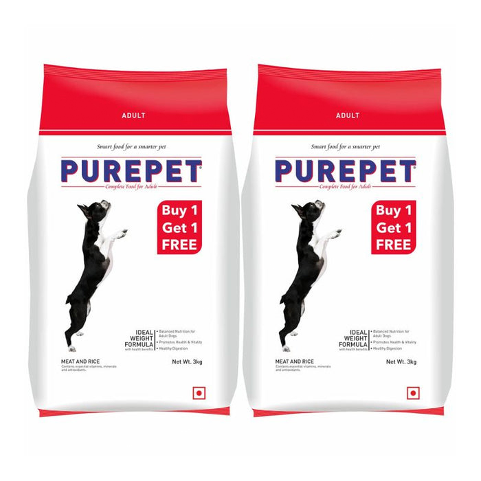 Purepet Dry Dog Food - Meat and Rice