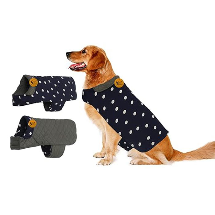 Wind Proof - Soft and Warm Thick Padded Dog Square  Jacket